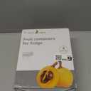 Freshmage Fruit Storage Containers for Fridge with Removable Colander, Airtight Food Storage Container, Dishwasher Safe Produce Saver for Refrigerator, Keep Berry Fruit Fresh Longer 4 pcs Small Clear