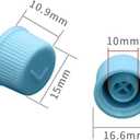 4 x 2 Pcs Blue Replacement High and Low Pressure Valve Caps -Leakproof R134a AC System Charging Port Caps or Car Air Conditioning- Auto Parts Easy to Use