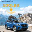 Tuyoung 300lbs Roof Rack Cross Bars Compatible with Subaru Forester 2014-2026 with Raised Side Rails (Not for Wilderness), Lockable Heavy Duty Aluminum Metal Lock Roof Rails Crossbars Luggage Racks.
