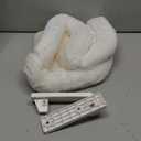 keny Cat Window Perch with Soft Plush Cushion Bed, Cordless Cat Window Hammock with 3.54" Larger Suction Cups, Easy to Assemble Cat Window Bed Seat for Indoor Cats, White