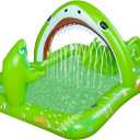 Onory Inflatable Kiddie Pool Inflatable Play Center Kids Toddler Pool with Water Slide, Water Sprayers Toddler Pool with Play Ball Hoop Thickened Swimming Pool for Backyard
