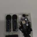 USB C Lavalier Microphone Wireless Mini Mic for Type-C Android Phone/Tablet/PC Video Recording Clip-on Mics with Rotatable Clip&Denoise Recording, Ideal for Vlog Tiktok Youtube Podcast Content Creator