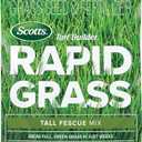 Scotts Turf Builder Rapid Grass Tall Fescue Mix  Combination Grass Seed and Fertilizer for Lawns, Lawn Seed That Grows in Just Weeks, 5.6 lbs.