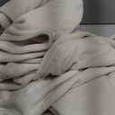 Bedsure Fleece Blanket King Size - Soft Cosy Fluffy Throw Blankets for Bed, Warm Large Throws for Audlts, Decor Gifts for Women and Men,Beige, 270x230 cm, Beige