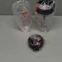 Blender Replacement Parts for Ninja, 24oz Ninja Blender Cups with To-Go Lids, 7 Fins Extractor Blade, Compatible with Nutri Ninja Auto iQ Blenders BL2012 BN801 BL480-30 BL640-30 BL642-30 NN100-30