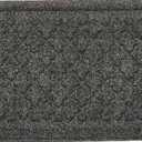 Artisan Entry Indoor Mats for Entryway, Durable & Easy to Clean Tray for Boots, Anti-Slip & Water-Resistant for Front Room, Made in The USA, 15" x 36", Graphite, by Mats Inc.
