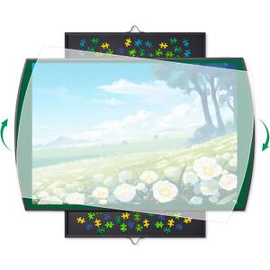 1500 Piece Rotating Puzzle Board Pro, 34" x 25" with Drawers, Portable Aluminum Alloy Puzzle Board with Velvet Cover Mat, 360 Rotation, Integrated Design Puzzle Table Birthday Gifts for Mom