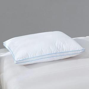 Neck Pillows for Sleeping Neck Protection Bed Pillows Cotton Shell Soft and Fluffy (48*74 CM, One Color)