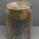 Elevated Dog Bowls Large Breed - (15-Inch, 74-oz Cap) - Raised Single Dog Food Station, Suitable for Dry/Wet Pet Foods, Deter Ants/Bugs - Bamboo with Stainless Dish and Tall Stand