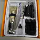 oneisall Dog Clippers Low Noise, 2-Speed Quiet Dog Grooming Kit Rechargeable Cordless Pet Hair Clipper Trimmer Shaver for Small and Large Dogs Cats Animals (Gold)