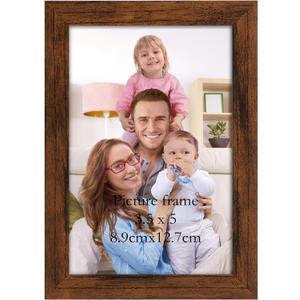 Giftgarden 12x18 Picture Frame Rustic Brown, 12 by 18 Thin Poster Photo Frame for Gallery Wall Display, Single