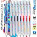 Pentel EnerGel Expressions, 60th Anniversary Limited Edition Pack, ICE Liquid Gel Pens, (0.7mm) Medium Line, Assorted Ink Colors, Pack of 8 (BL77TLABP8M)