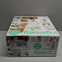 Ingenuity Deluxe Comfort Booster Seat for Kitchen Chair, Compact Fold, Portable, Lightweight, Toddler Booster Seat for Dining Table, from 6 Months to 3 Years,  Grey