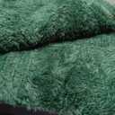 Mugorn 5x7 Rugs for Living Room, Large Fluffy Dark Green Area Rugs for Bedroom, Soft Carpet Shag Kids Rug with 4 Non-Slip Rug Pads (5ft x 7ft, Dark Green)