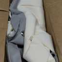 STORAGE MANIAC Commercial Laundry Hamper with Heavy Duty Steel Frame, 160 L Industrial Laundry Basket Cart with Wheels for Hotel, Home, Laundry Room, 17.72''L x 17.72''W x 30.91''H, Medium Beige