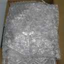 Solar Christmas Pathway Lights Outdoor Decorations, Solar Powered Snowflake Lights, Waterproof Xms Garden Stake Lights Outdoor Christmas Decorations for Patio Yard Porch Lawn, 4 Pack (White)