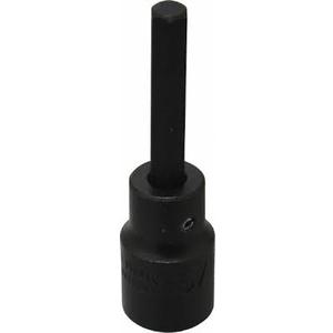 Hex 7/32, 3/8" Square Drv Socket Bit X4" (7/16 Hex Shank)