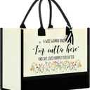 Gifts for Grandma Grandma Christmas gifts Canvas Tote Bags for Women - Stuff (Outtahere)