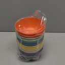 12 PCS Unbreakable Cereal Bowls Set, 26 Oz Wheat Straw Bowl Sets, Microwave & Dishwasher Safe Bowls for Kitchen, Reusable Plastic Bowl for Soup, Salad, Rice, Snack, BPA Free, Multicolor