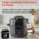 Instant Pot 6.5 Quart Duo Crisp Ultimate Lid with WIFI, 13-in-1 Air Fryer and Pressure Cooker Combo, Saut, Slow Cook, Bake, Steam, Warm, Roast, Dehydrate, Sous Vide, & More, Includes App with Recipes
