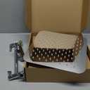 Veken All Metal 10" Shower Head with Handheld, Luxurious Square Double Rain Shower Heads,Power Wash Wand,Dual High Pressure Detachable Rainfall Showerhead with Spray Combo,Extension Arm,Chrome,Sliver