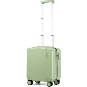 Hanke 16 Inch Underseat Small Carry On Luggage, Hard Shell with TSA Lock