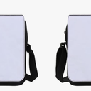 2 Pcs Blank Sublimation Crossbody Bag, DIY Printable Shoulder Messenger Bag for Halloween Christmas Birthday Crafting Gifts