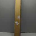 DEZ FURNISHINGS Cordless 1" Light Filtering Pleated Shade, Fabric, 27.5" W x 48" H, White