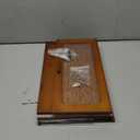 Vintage Bread Box for Kitchen Countertop - Retro Brown Bread Storage Box Breadbox