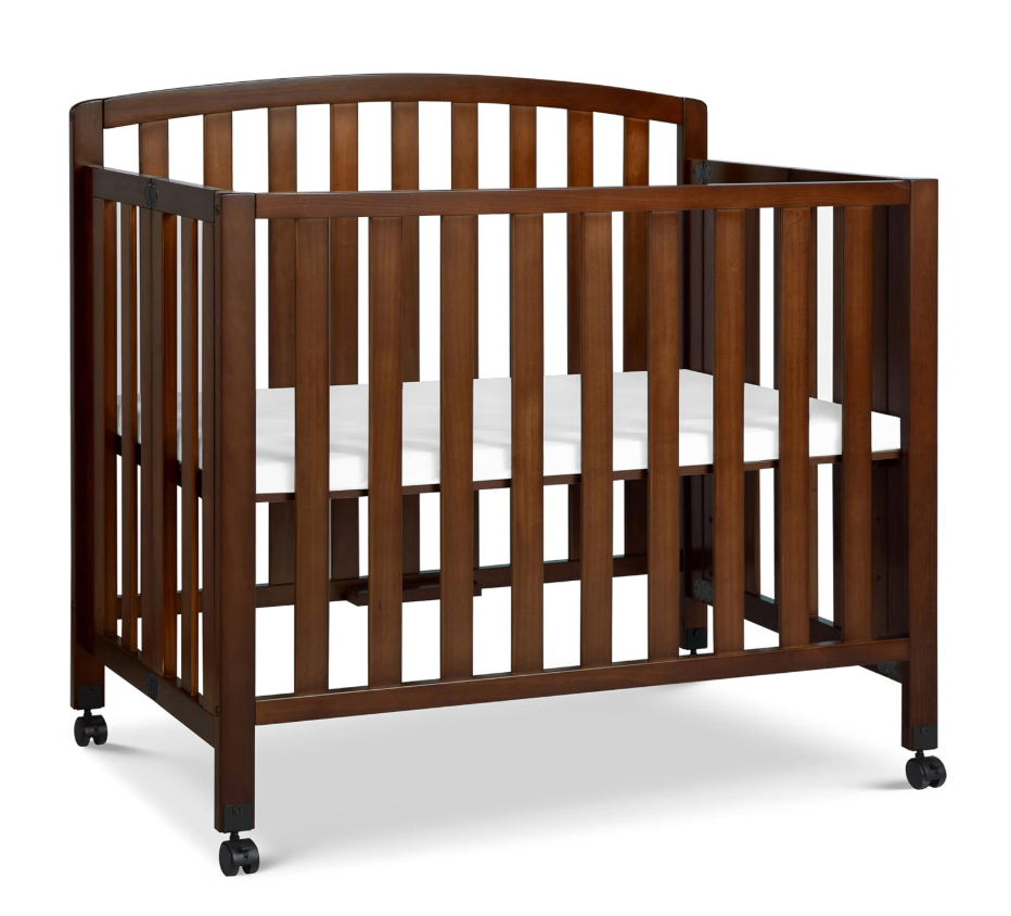 DaVinci Dylan 3-in-1 Convertible Portable Mini Crib, Espresso