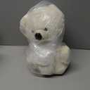 Holiday Home 10-Inch Plush Bear with Keychain - Ivory