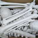 2Packs 5.4ft Halloween Human Skeletons Life Size Full Body Bones with Movable Joints for Halloween Props Spooky Party Decoration