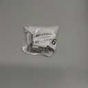 Jetec 4 Pieces Toilet Seat Screws Replacement Kit Plastic Bolts with Plastic Nuts and Washers Parts Kit for Fixing the Top Toilet Seat, White