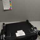 GREEN PARTY Stadium Seat for Bleachers Portable Outdoor Floor Folding Stadium Chair with Armrest, Back Support, Cup Holder, Mesh Bag and Hide Hooks (Black Red)