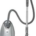 Kenmore Elite 21814 Pet Friendly CrossOver Lightweight Bagged HEPA Canister Vacuum with Pet PowerMate, Extended Telescoping Wand, Retractable Cord, 2 Floor Nozzles, and 4 Cleaning Tools-Silver/Gray