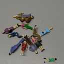 Namalu 14 Pcs 1: 25 Scale Miniature People Figurines Tiny Painted Model Train People Mini Architectural Plastic Small Dollhouse Figures for Projects Diorama Village