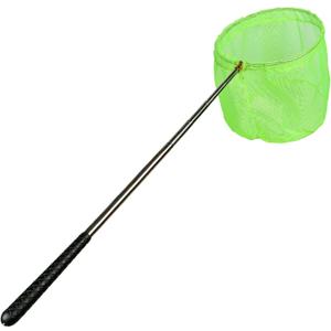 RESTCLOUD Bait Net and Fishing Landing Net with Telescoping Pole Handle Extends to 59 inches (Green)