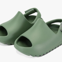 Toddler Little Kids Slides Sandals for Boys Girls Summer Slip-On Slide Slippers Sandals for Baby Kid Anti-slip Water Shoes Size 2.5