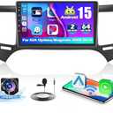 2+64G Latest Android 15 Car Stereo for Kia Optima Kia Magentis 2008 2009 2010 Wireless Apple Carplay Android Auto, 9 inch Touch Screen Radio GPS WiFi FM RDS Bluetooth+AHD Backup Camera