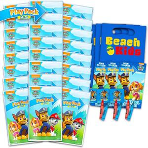 Paw Patrol Mini Party Favors Set for Kids - Bundle with 24 Mini Grab n Go Play Packs with Coloring Pages, Stickers, and More | Paw Patrol Birthday Party Supplies
