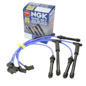 NGK Spark Plug Wire Set compatible with Infiniti QX4 3.3L V6 1997-2000