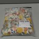 WDIRARA Women's Plus Size Floral Tie Front Babydoll Tops Layered Ruffle Cap Sleeve V Neck Peplum Blouse (XL)