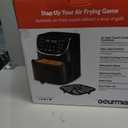Gourmia Air Fryer - 7 Qt Basket Capacity, 12 Cooking Presets, Black