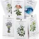 MYARO 12 Pack Assorted Floral Scented Sachets - Lavender, Rose, Jasmine, Ocean, Gardenia & Lily | Drawer, Closet & Car Air Freshener Bags | Multi-Scent Home Fragrance Gift Set