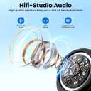 Hastraith AI Translation Earbuds Real Time, 139 Language Translator Earbuds TWS 3-in-1 Translation Headphones, Translation Device for Travel Business Learning Compatible with iOS and Android, Black