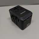 TenTrend Universal Travel Adapter, 30W International Power Adapter with 4 USB-C & 1 USB-A Ports, European Travel Plug Adapter, Worldwide Travel Essentials for EU UK AUS USA