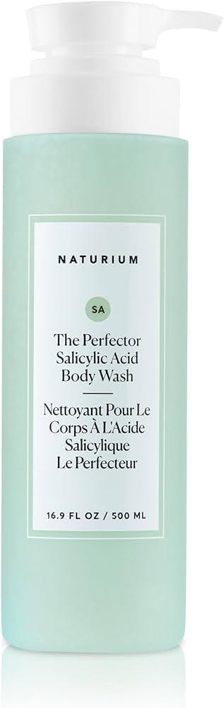 Naturium The Perfector Salicylic Acid Body Wash, Gentle & Smoothing Cleanser, 16.9 oz