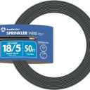 Southwire 49273645 500 ft. 18/7 Black Solid UL Burial Sprinkler System Wire