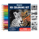 Crayola HD Coloring Kit, 30 Colored Pencils & 20 Adult Coloring Pages, Coloring Set for Adults & Teens, Coloring Supplies