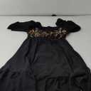 Women's Plus Size Western Dress Floral Embroidered Cowgirl Outfits Country Mini Flowy Boho Fall Dress M